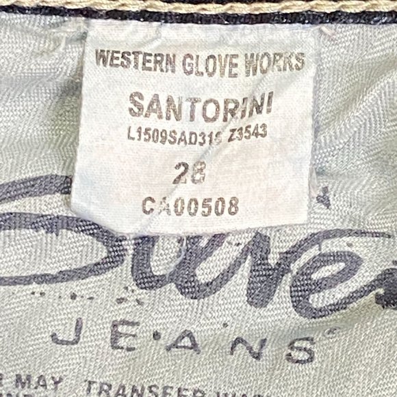 Silver Jeans Santorini Women's 28 x 33.5 Embroidered Medium Wash Straight Leg - Picture 13 of 13